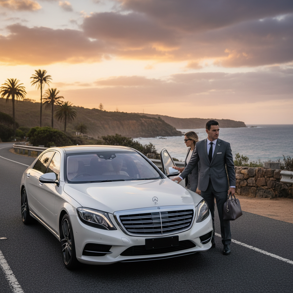 Chauffeur Service in Darwin — luxury chauffeur landing hero