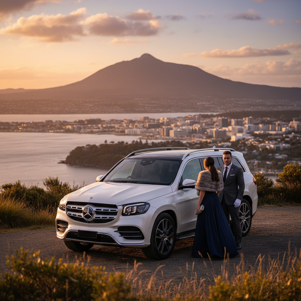 Event Transfers in Hobart — luxury chauffeur landing hero