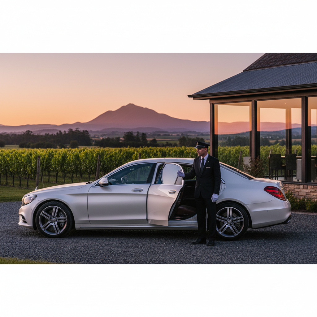 Winery Tours in Hobart — luxury chauffeur landing hero