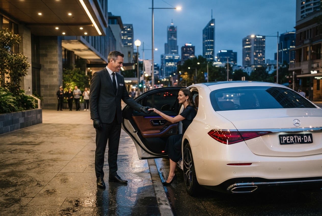 executive car service Perth — editorial blog hero for luxury chauffeur readers