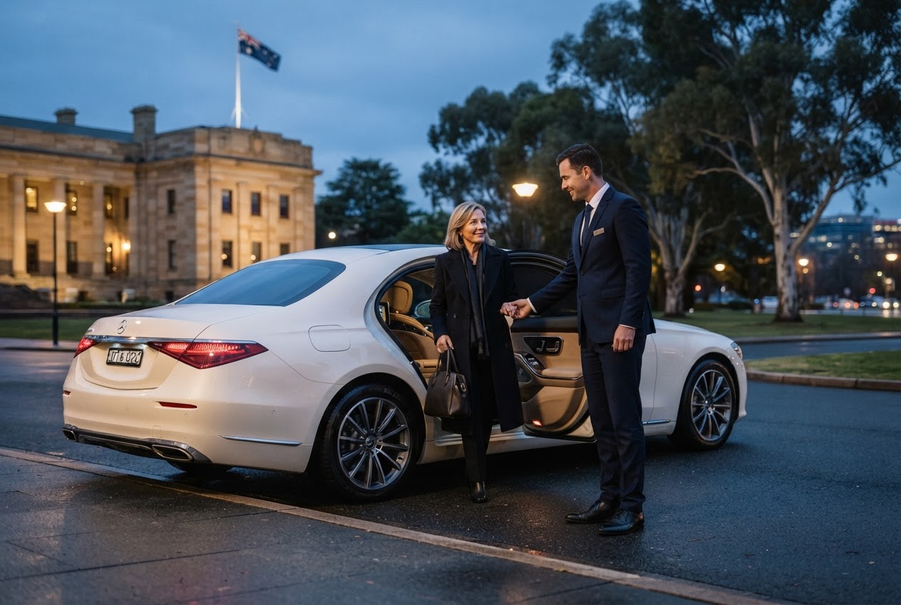 luxury limousine Canberra — editorial blog hero for luxury chauffeur readers