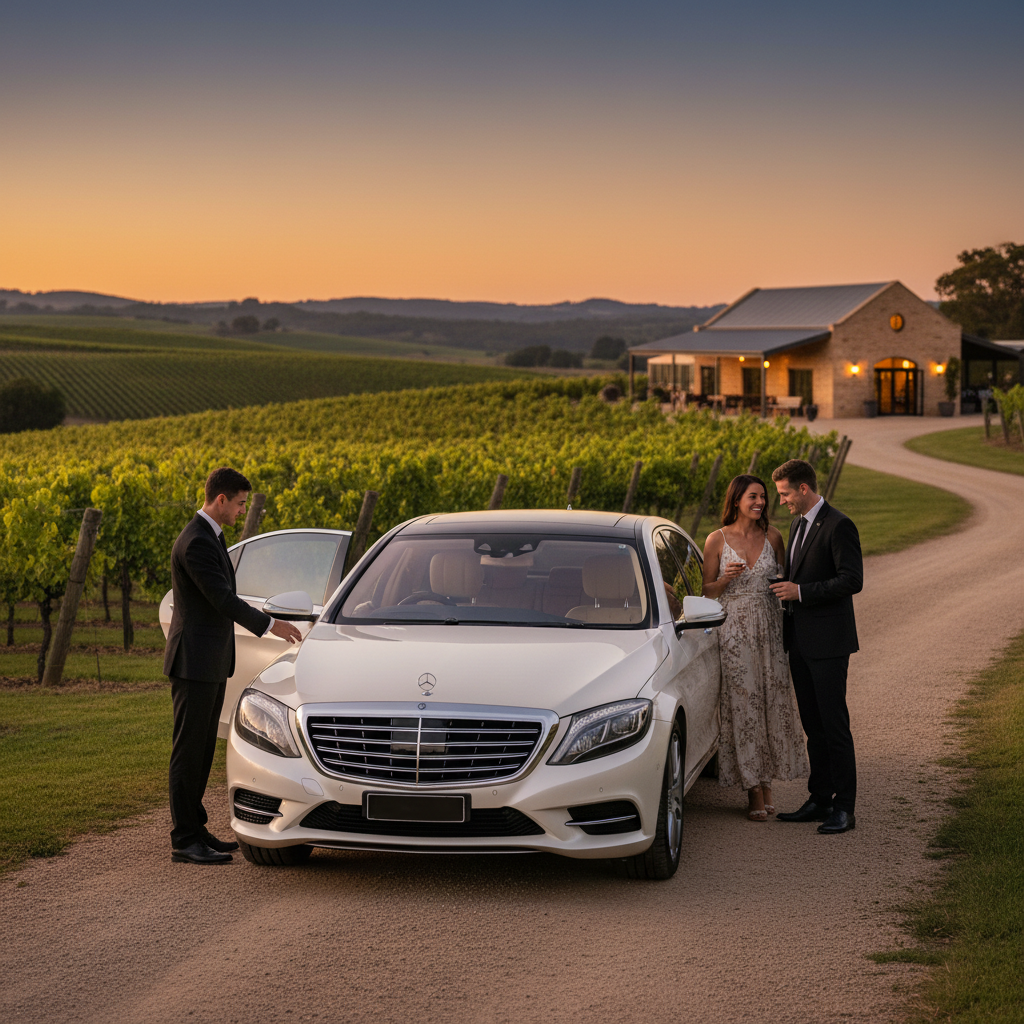 winery tour chauffeur Brisbane — editorial blog hero for luxury chauffeur readers