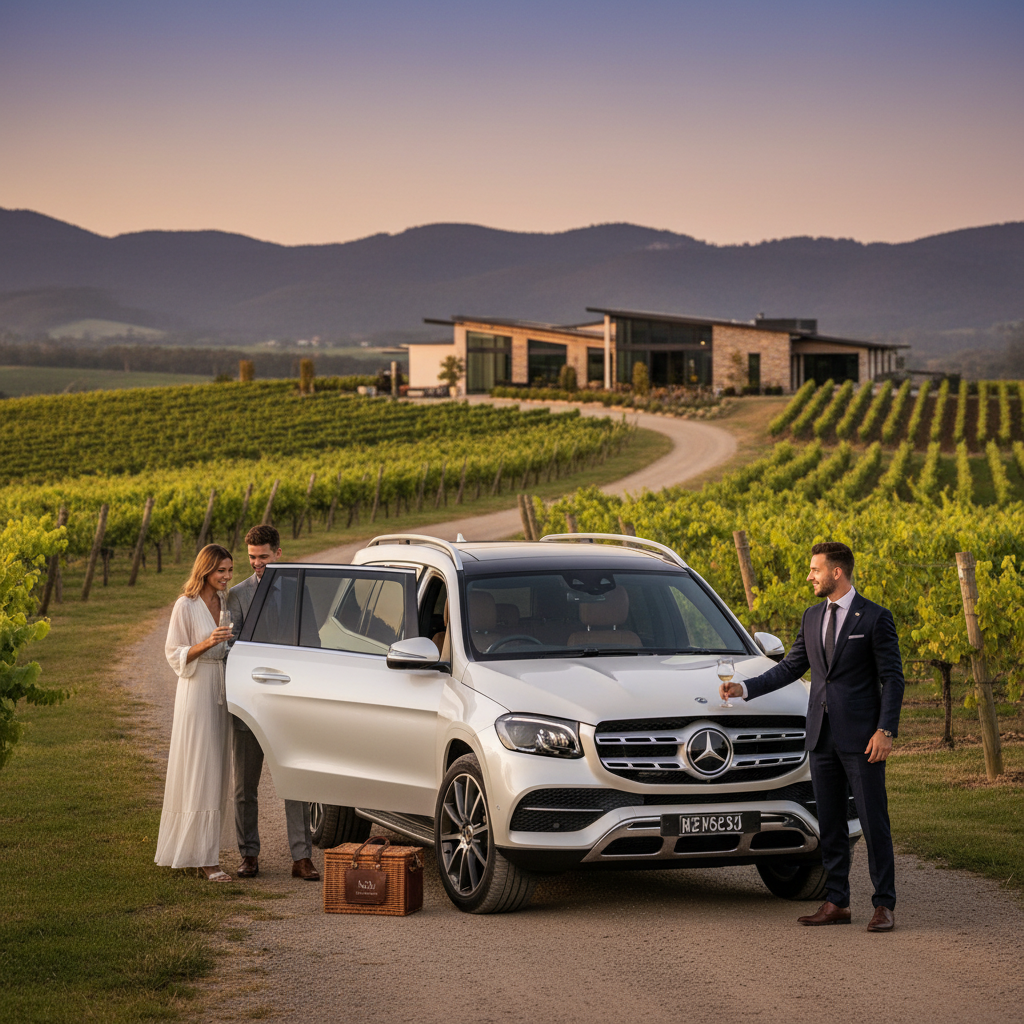 winery tour chauffeur Sunshine Coast — editorial blog hero for luxury chauffeur readers