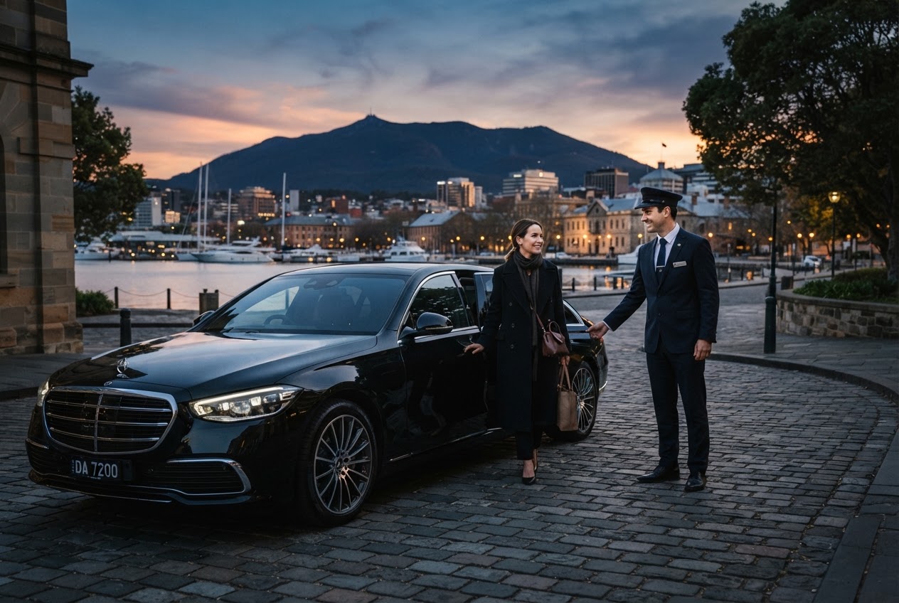 corporate chauffeur Hobart — editorial blog hero for luxury chauffeur readers