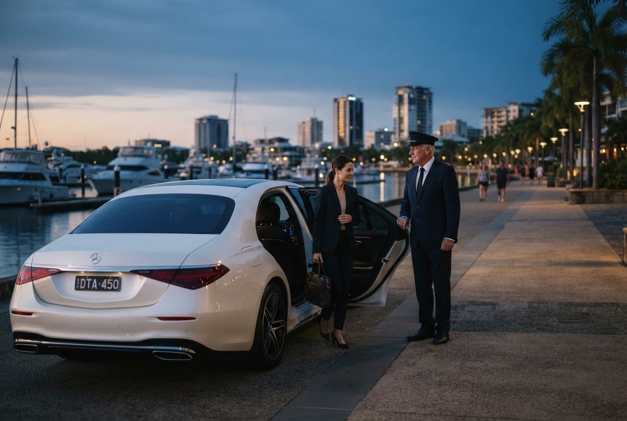 executive car service Darwin — editorial blog hero for luxury chauffeur readers