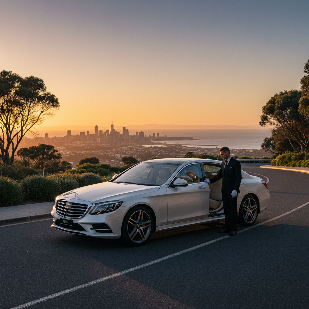 executive car service Melbourne — editorial blog hero for luxury chauffeur readers