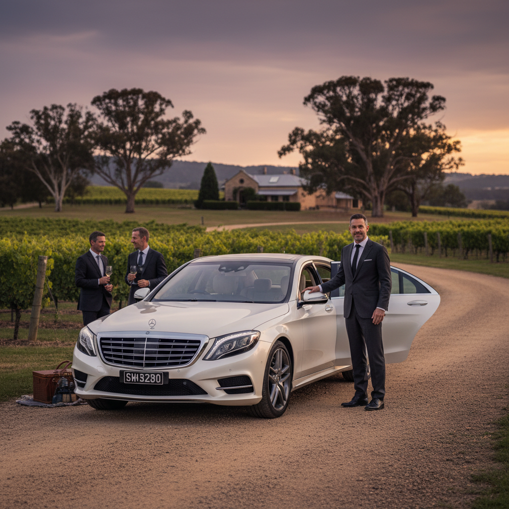 winery tour chauffeur Adelaide — editorial blog hero for luxury chauffeur readers