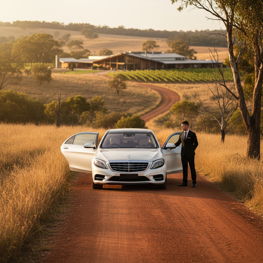 winery tour chauffeur Darwin — editorial blog hero for luxury chauffeur readers
