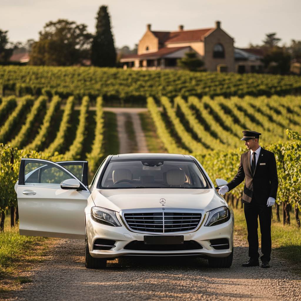 winery tour chauffeur Melbourne — editorial blog hero for luxury chauffeur readers