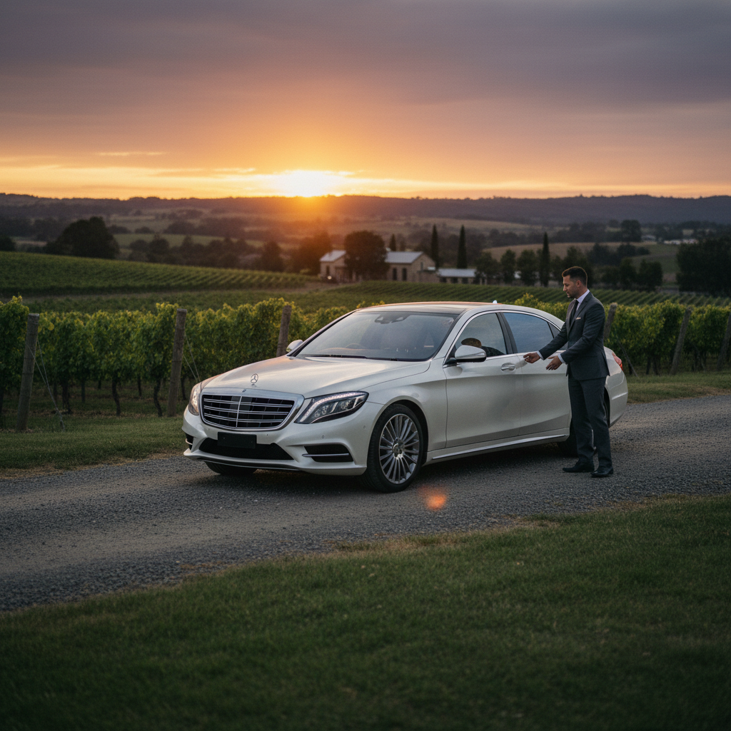 winery tour chauffeur Newcastle — editorial blog hero for luxury chauffeur readers