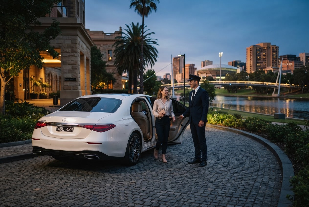 executive car service Adelaide — editorial blog hero for luxury chauffeur readers