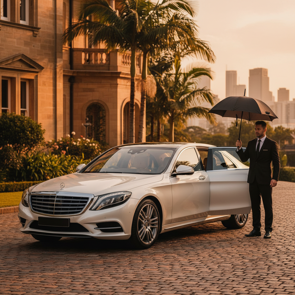 executive car service Brisbane — editorial blog hero for luxury chauffeur readers