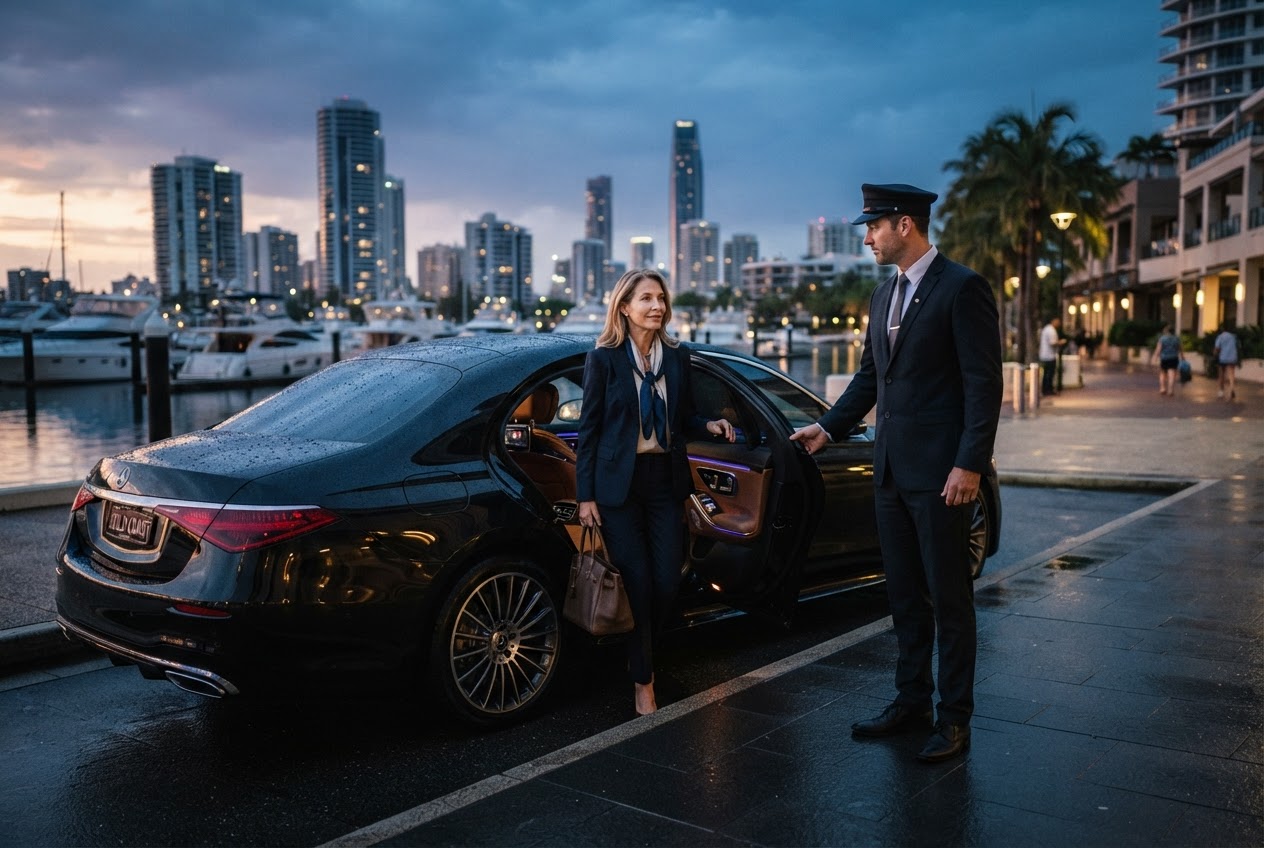 executive car service Gold Coast — editorial blog hero for luxury chauffeur readers