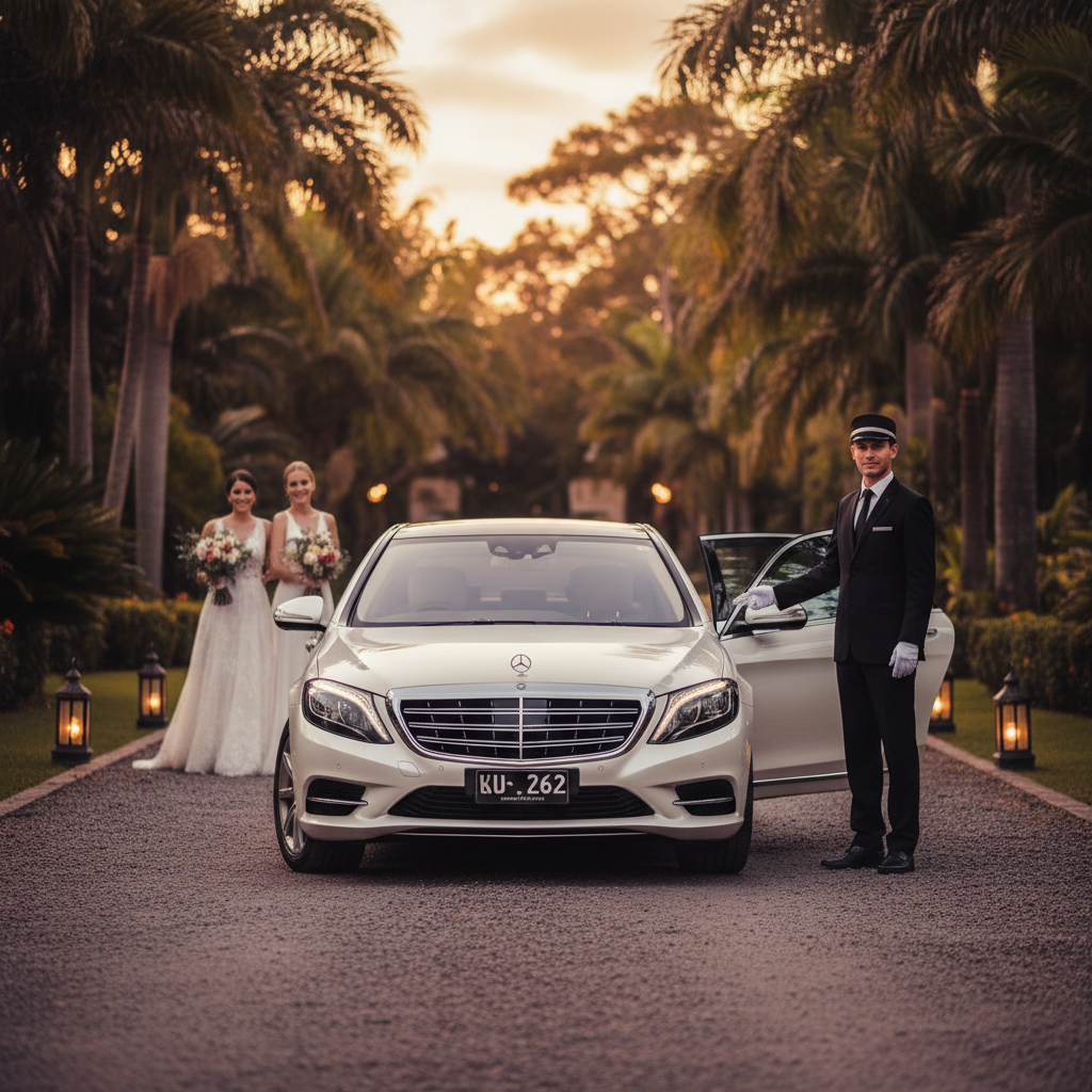 wedding car hire Darwin — editorial blog hero for luxury chauffeur readers