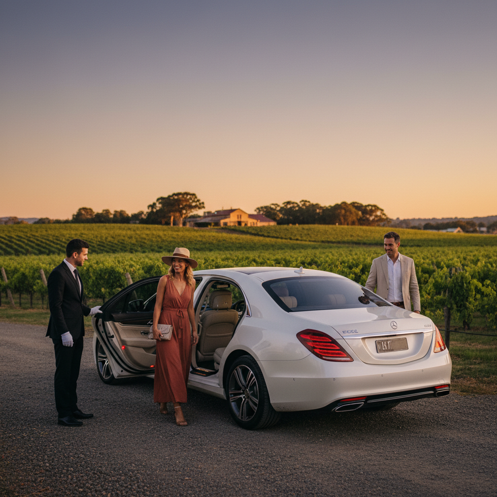 winery tour chauffeur Brisbane — editorial blog hero for luxury chauffeur readers