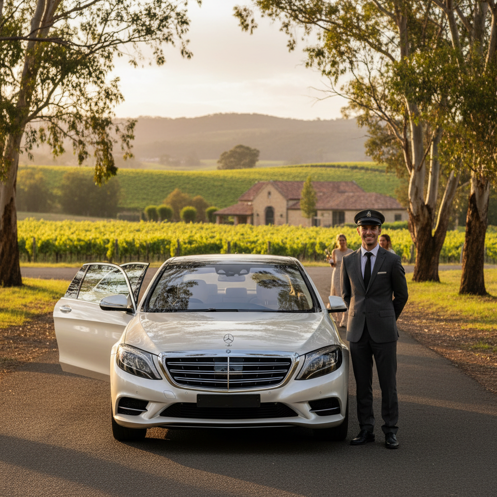winery tour chauffeur Sunshine Coast — editorial blog hero for luxury chauffeur readers