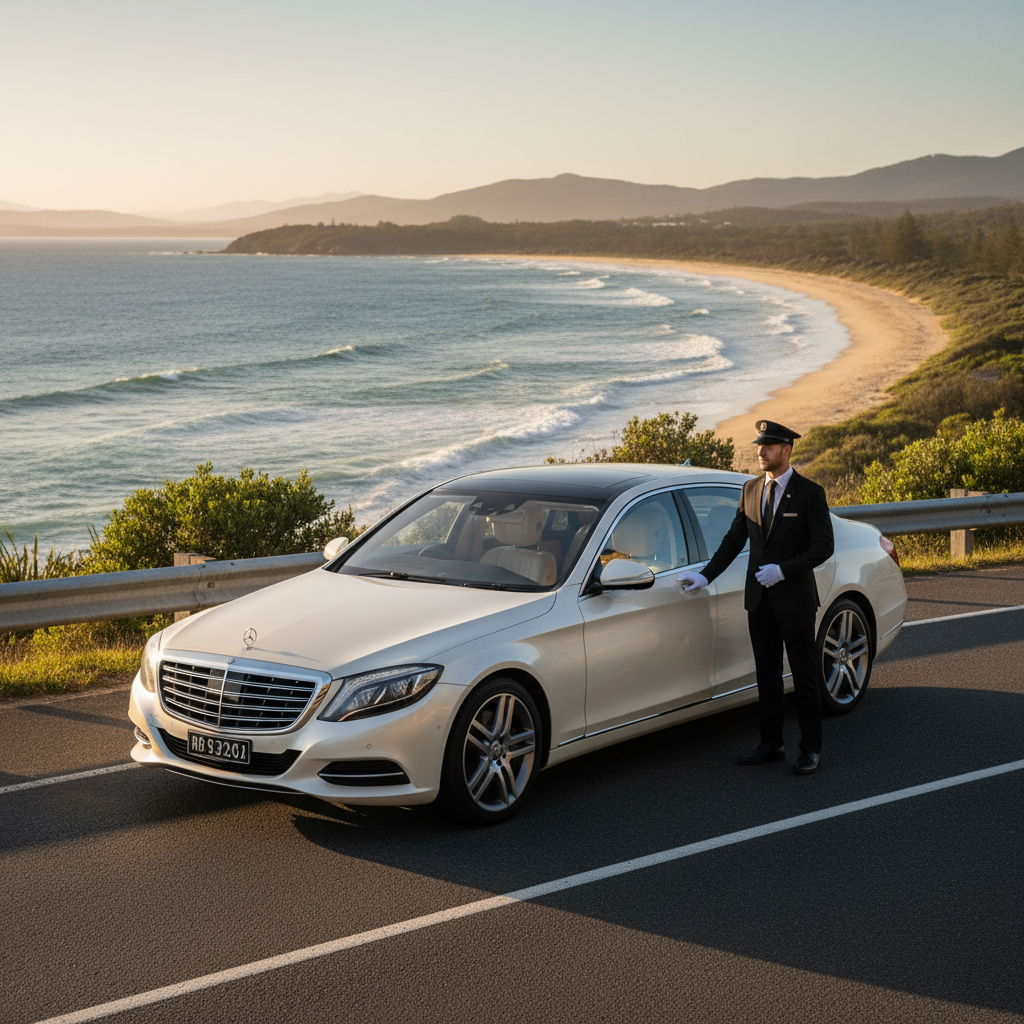Formal Cars in Sunshine Coast — luxury chauffeur landing hero