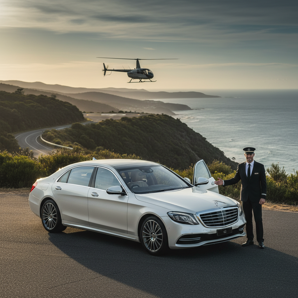 Hourly Directed Service in Sunshine Coast — luxury chauffeur landing hero